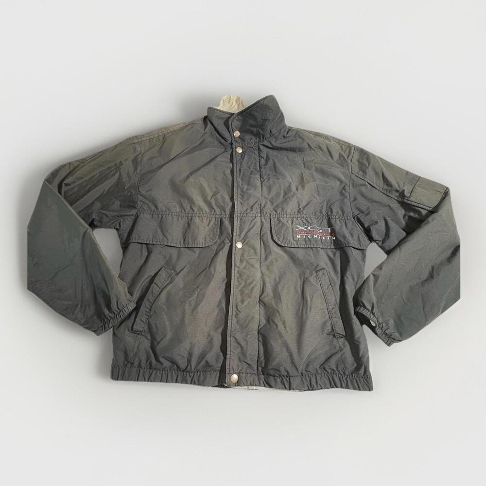 XGT Performance Michelin Supplex Nylon Black Rain Jacket Windbreaker Sz M(A3)